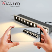 Plafonniers encastrés à grille, dimmables, résistants au feu, éclairage encastré LED à grille, spot encastré LED pour intérieur, 20W COB LED Downlight