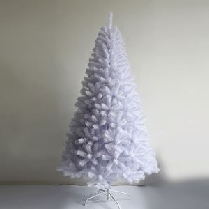 Árbol de Navidad Artificial de PVC Blanco y Verde Clásico de 1.5/1.8m, Venta al por Mayor Directa de Fábrica, Decoración Navideña en Oferta - Product Image 1
