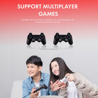 Console de jeu GD10 en promotion, sortie 4K HD, console de jeu vidéo sans fil 2,4G, stick de jeu GD10 avec 2 manettes