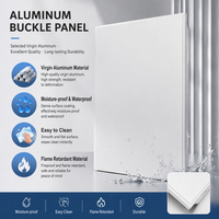 Plafond en aluminium ignifuge durable pour l'architecture, panneaux suspendus à clipser pour les projets d'aéroports, de métros et de gares ferroviaires
