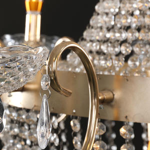 Lámparas de decoración de lujo para bodas LANJO, candelabro de cristal acrílico, luces de decoración para fiestas en casa, eventos y escenarios. - Product Image 3