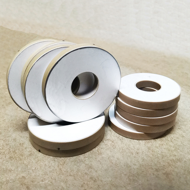 Customized PZT-4/PZT-8 Piezo Ultrasonic Vibration Transducer Sensors Components Piezoelectric Ceramic Electric Ring