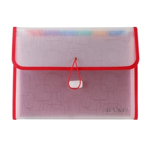 12 túi Phong Bì Túi kinh doanh cặp tùy chỉnh thư mục Album ảnh tài liệu túi tập tin PP nhựa không thấm nước có sẵn - Product Image 2