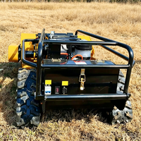 Tondeuse à gazon robotisée télécommandée, machine à couper l'herbe, tondeuse à gazon RC pour l'entretien des pelouses des jardins, des fermes et des parcs