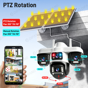 กล้องวงจรปิดพลังงานแสงอาทิตย์ PTZ 5MP 4G IP66 กันน้ำ กันฝุ่น มองเห็นในเวลากลางคืน ระบบกล้องวงจรปิดรักษาความปลอดภัยภายนอกอาคาร แอป O-kam Pro - Product Image 6