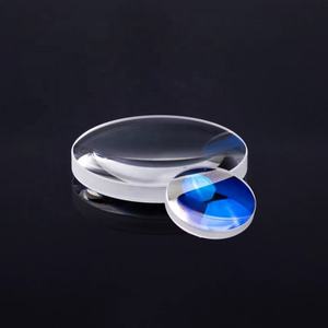 Lente biconvexa CaF2 de vidrio de fluoruro de calcio de grado Raman óptico personalizado de fábrica utilizada para litografía ultravioleta - Product Image 2