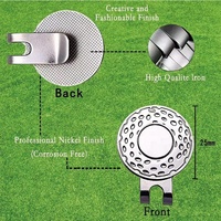 Clips de bord de chapeau blanc fort magnétique marqueur de balle de Golf pince à chapeau accessoires de Golf