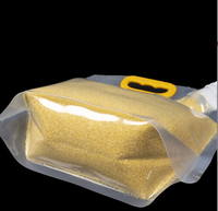 Pochettes souples transparentes à bec verseur pour boissons, jus, sauces, shampoings et emballages de vin