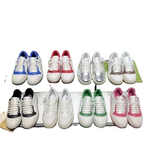 Zapatos Deportivos Casuales de Mujer 2026, Nuevos, de Cuero, con Suela Gruesa, Blancos, con Personalización Multifuncional y Bordado Retro - Product Image 1