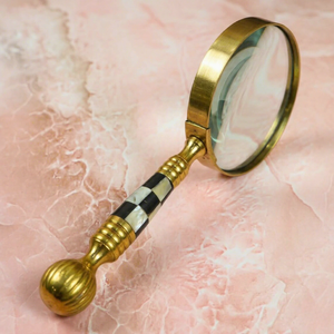 Loupe Antique Vintage avec Poignée en Nacre, pour la Lecture de Cartes, Décoration de Bureau, Cadeau, Objets de Collection, Lentille - Product Image 4