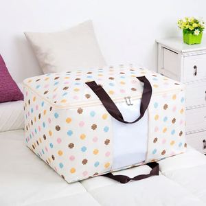 Bolsa de Almacenamiento Portátil con Asa y Doble Cremallera para Edredones, Mantas Plegables y Ropa - Product Image 5