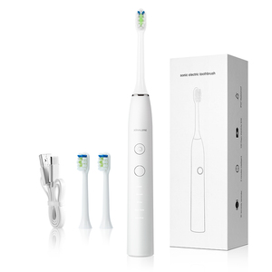 Diseño blanco de moda popular Impermeable 5 modos Sonic Vibration Brush Head <span class=keywords><strong>Cepillo</strong></span> de dientes para <span class=keywords><strong>viaje</strong></span> y hogar - Product Image 2