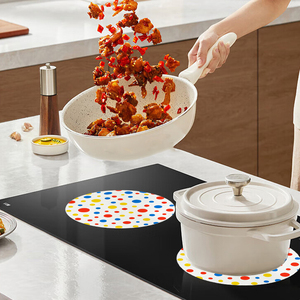 Protector de Placa de Cocina con Aislamiento Térmico de Diseño Moderno, Venta Caliente de Fábrica, Utensilios de Cocina, Tapete de Silicona para Cocina de Inducción para el Hogar - Product Image 2