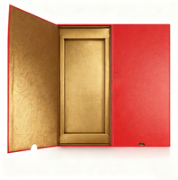 Boîte cadeau en carton recyclé à double porte avec fermeture magnétique, vente directe d'usine, logo personnalisé, luxe