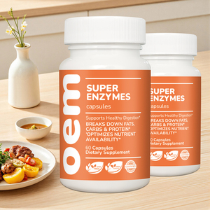 <span class=keywords><strong>Las</strong></span> cápsulas Super Enzymes favorecen un sistema digestivo saludable y mantienen una función digestiva estable. - Product Image 3