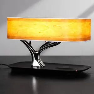 <b>Bedside</b> <b>Lamp</b> with Bluetooth Speaker and <b>Wireless</b> Charger the <b>Best</b> <b>Wireless</b> <b>Charging</b> <b>Lamps</b> for Your Home or Office - Product Image 1
