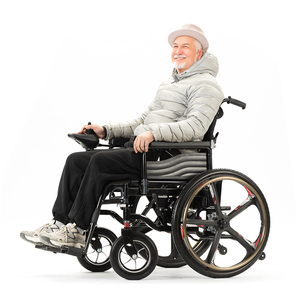 Silla de ruedas eléctrica básica popular, silla de ruedas eléctrica para discapacitados - Product Image 4