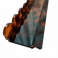 Supports de Mahjong Américains en Acrylique Marron Écaille de Tortue, Plateaux Transparentes pour Tuiles de 20 Pouces avec Poussoirs Intégrés, Accessoires de Mahjong Premium