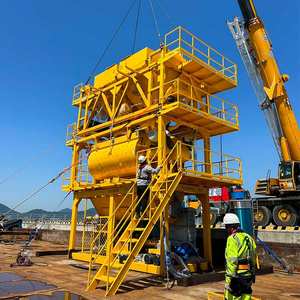 50m3/H 60m3 china mini móvil listo para mezclar pequeño portátil Cemento de hormigón listo en seco planta mezcladora en húmedo <span class=keywords><strong>precio</strong></span> - Product Image 1