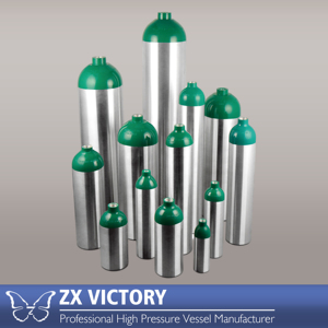 ZX haute pression DOT-3AL ISO7866 aluminium oxygène médical cylindre réservoir respiration O2 MD/ME/ML6/M6/M22/M60/M90 - Product Image 4