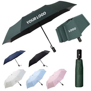 Parapluie personnalisé avec logo du fabricant, parapluie UV de bonne qualité, bon marché, résistant au vent, pliable, mini, automatique, avec pochette - Product Image 1
