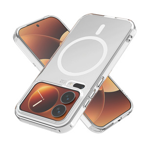 Para <span class=keywords><strong>Xiaomi</strong></span> Mi 17 Pro Max Clear Magnetic Case, New Shockproof Corner Anti-Scratch TPU + PC Funda para teléfono móvil para <span class=keywords><strong>Xiaomi</strong></span> 17 Pro Max - Product Image 3