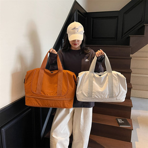 拡張可能なヨガフィットネスバッグ <span class=keywords><strong>2026</strong></span> クロスボーダー新作 ハンドヘルドトラベルバッグ 軽量アウトドアアクティビティ キャンバス収納トラベルバッグ - Product Image 1