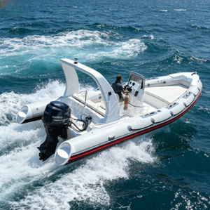 Bateau semi-rigide (RIB) 6,8 mètres à coque en fibre de verre, certifié CE, pour la pratique du Foiling, modèle RIB680, à vendre - Product Image 1