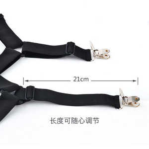 बिस्तर शीट क्लिप पट्टियाँ धारक गद्दे क्लिप लोचदार फिट शीट फास्टनरों पकड़ - Product Image 4