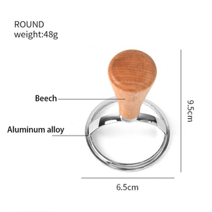 Moule à biscuits Biscuit Coupe-pâtisserie avec manche en bois et bord cannelé <span class=keywords><strong>Ravioli</strong></span> Timbre Maker Cutter Set Outils essentiels à biscuits - Product Image 3
