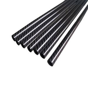 Fabrika doğrudan satış 3k dokuma karbon fiber tüp 20mm 50mm 65mm 70mm 75mm karbon fiber çubuk/tüp - Product Image 1