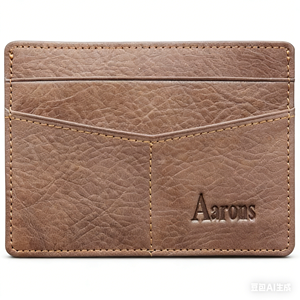 Portefeuille de carte de crédit en cuir fin minimaliste de luxe de haute qualité, nouvelle arrivée, personnalisé pour hommes et femmes - Product Image 5