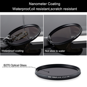 Großhandel Kameraobjektivfilter 37/40,5/43/46/49/52/55/58/62/67/72/77/82/86 mm ND&CPL Zirkularer Polarisationsfilter ND8/ND16/ND1000 ND-<span class=keywords><strong>Filter</strong></span> - Product Image 3