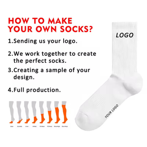 Custom Free Design Personalised Athletic Sports <b>Socks</b> Made Your Own Logo Workout Men <b>High</b> Quality Wholesale - Product Image 5
