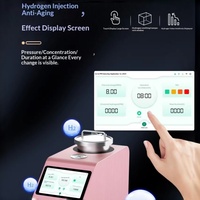 Appareil d'infusion d'hydrogène 8000ppb, alimentation électrique/USB, boîtier en acier inoxydable, sans masque ni emballage.