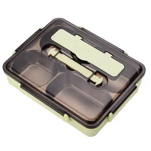 Set India Compartment Insulated Bento Stackable with Bag Stainless Steel Round square Box