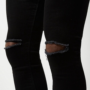 Nouvelle mode <span class=keywords><strong>bon</strong></span> prix personnalisé noir déchiré homme jeans super skinny - Product Image 4