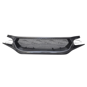 Grille de pare-chocs de style FRP JS pour Honda pour Civic 10e génération FC1 FK7 FK8 Type R <span class=keywords><strong>Si</strong></span> 2016 + Grille en maille élégante - Product Image 3