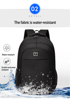 Large Capacity Water Resistant Scratch Proof Oxford Multi Layered Storage Breathable Comfortable Shoulder Strap Laptop Backpack