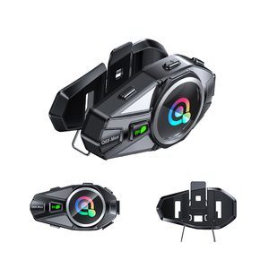 Casque Bluetooth pour <span class=keywords><strong>moto</strong></span> avec communication pour 2 motards, haut-parleurs à qualité sonore claire, écouteurs sans fil pour l'extérieur - Product Image 2