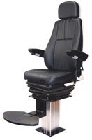 Chaise de pilote de navire adaptée à la conduite de navires, grue ferroviaire, tracteur, dépôt de locomotives, etc.