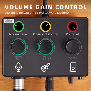 ชุดอุปกรณ์บันทึกเสียง <span class=keywords><strong>Fifine</strong></span> พร้อมอินเทอร์เฟซเสียงปรับได้ ซาวด์การ์ด ไมโครโฟนไดนามิก XLR สำหรับพอดแคสต์ และอุปกรณ์ถ่ายทอดสด - Product Image 3