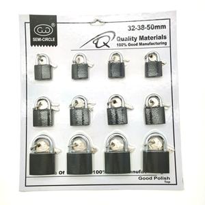 Samhoo Custom portagioie sigillo Design unico lucchetto in ferro con chiave sblocca stile personalizzato nella vernice Color cadmio - Product Image 5