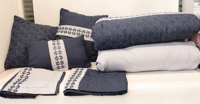 Ensemble de couette de luxe 6 pièces pour lit Queen, fabrication chinoise, design brodé, literie toute saison, alternative au duvet, avec oreillers décoratifs