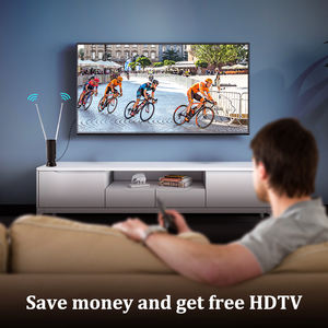 Mini antenne TV numérique UHF HDTV intérieure, antenne DVB 5dBi, antenne de télévision numérique télescopique, qualité de signal améliorée - Product Image 2