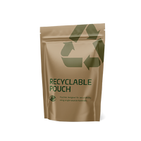 Sacs d'Emballage d'Herbes Compostables avec Fermeture Éclair à Vendre, Sachets Doypack d'Usine OEM