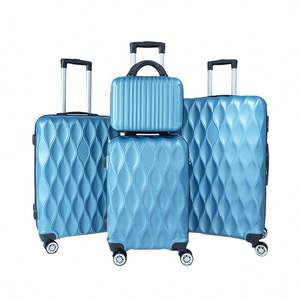 Valise rigide en ABS personnalisée en gros, valise de voyage à roulettes, ensemble de 3 pièces avec 4 roues - Product Image 5