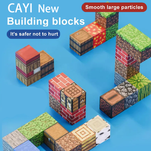 CAYI My World imán de bloque magnético creativo Diy juguetes magnéticos cubos juego de bloques de construcción rompecabezas 3D juguetes educativos para niños - Product Image 6