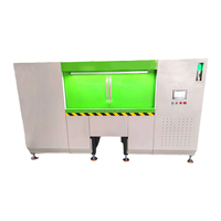 Machine de polissage centrifuge à sec, tambour de finition à sec à commande PLC pour l'obtention d'un fini miroir sur les pièces en acier inoxydable