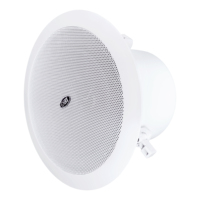 OBT-POE611 600W Puissance maximale Haut-parleurs de plafond Montage mural Amplificateur Récepteur Connexion 2 voies Montage encastré Impédance 8ohm